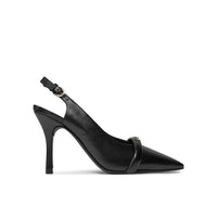 Furla Black Leather Sandal