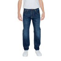 Armani Exchange Blue Cotton Jeans & Pant