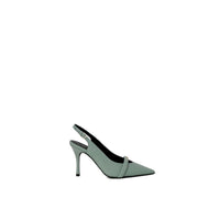 Furla Green Leather Sandal