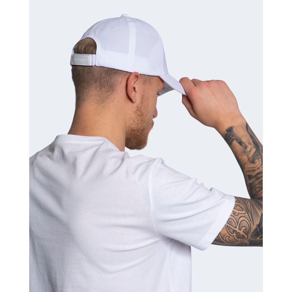 Armani Exchange White Cotton Hats & Cap