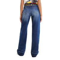 Desigual Blue Cotton Jeans & Pant