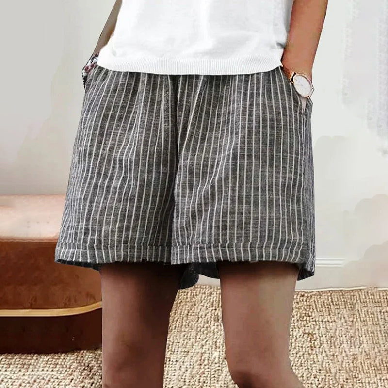 Lorraine | Airy Striped Shorts - The Lightness of Summer - Retail Flare