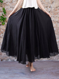 Pearl Shiny Skirt - Effortless Movement - Retail Flare