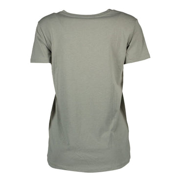 Silvian Heach Green Cotton Women T-Shirt