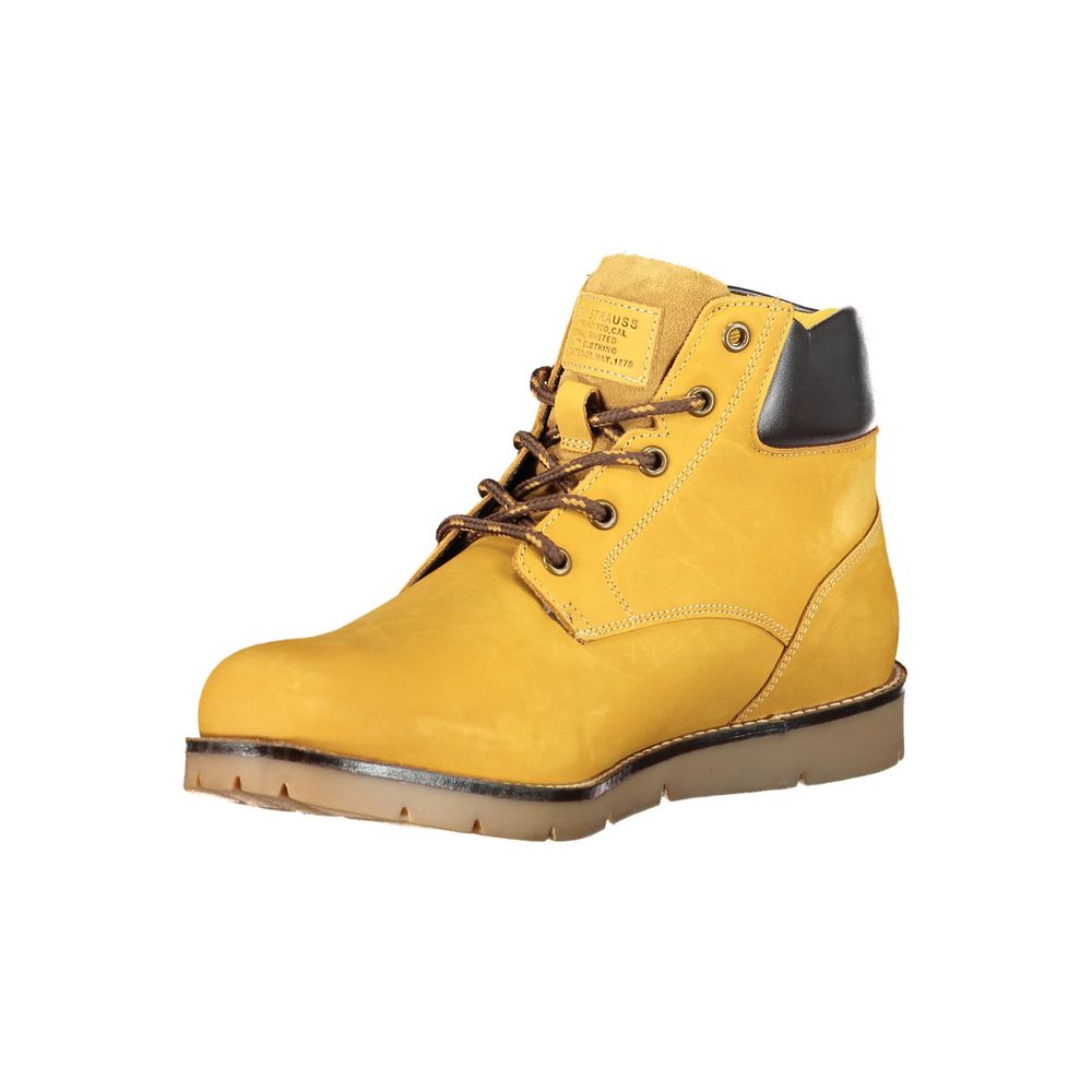 Levi's Yellow Leather Men Boot