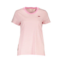 Levi's Pink Cotton Women T-Shirt