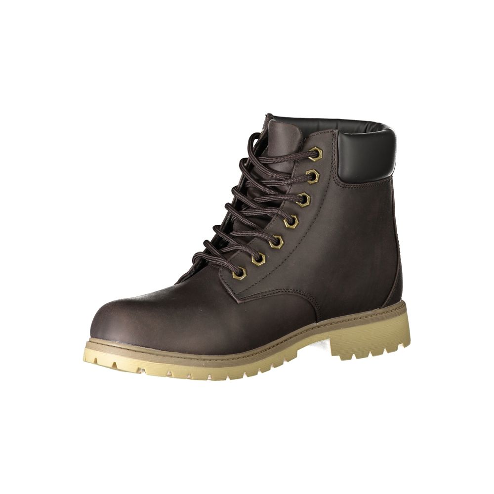 Fila Brown Polyester Men Boot