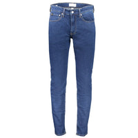 Calvin Klein Blue Cotton Jeans & Pant