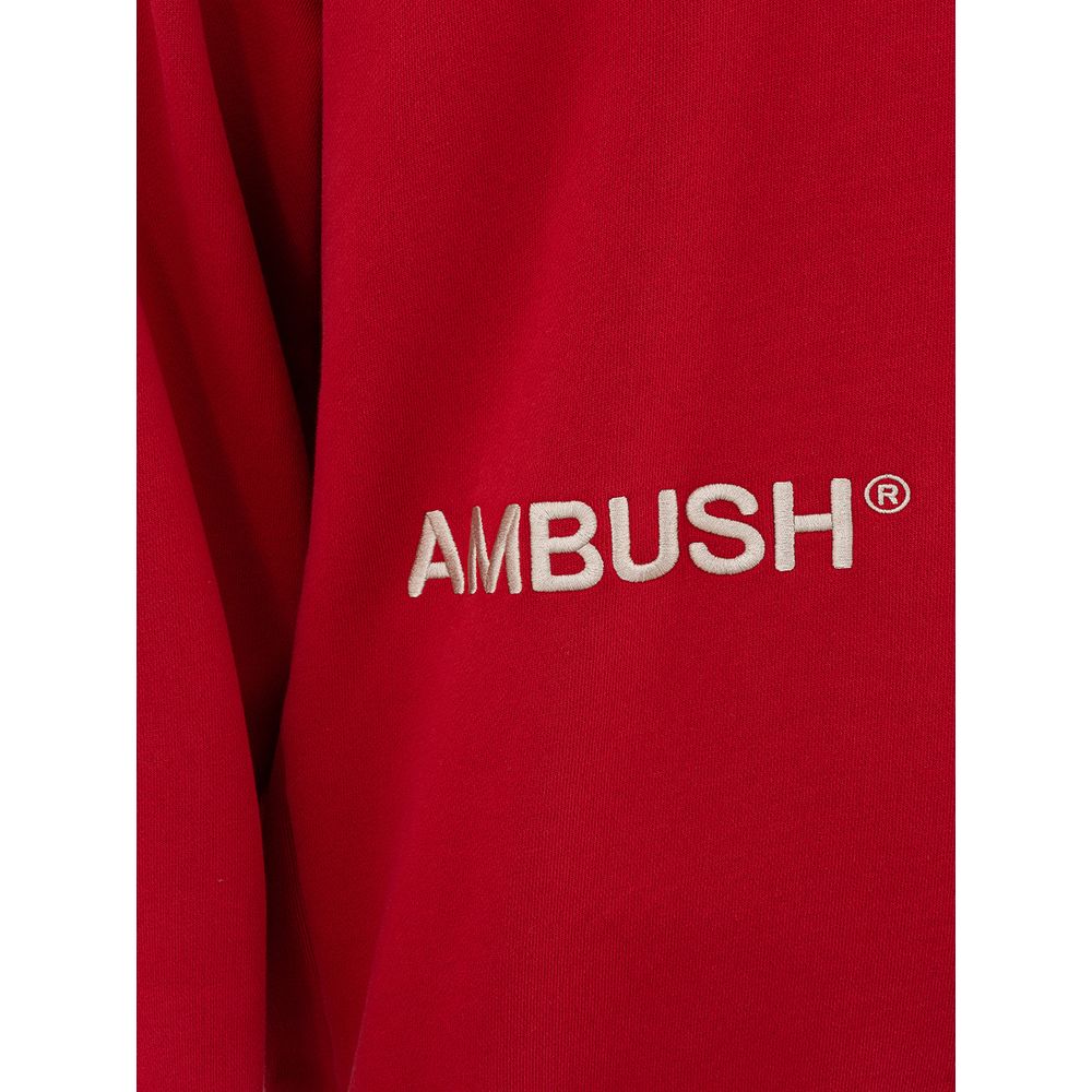 Ambush Elevated Red Cotton Sweater