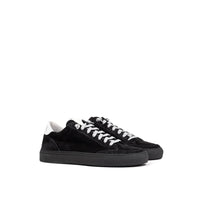 P448 Black Leather Scamociata Sneaker