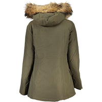 Woolrich Green Cotton Jackets & Coat