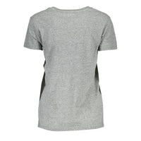 Levi's Gray Cotton Women T-Shirt