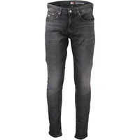 Tommy Hilfiger Black Cotton Jeans & Pant