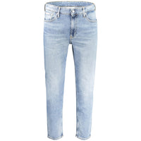 Calvin Klein Light Blue Cotton Men Jeans