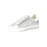 Emporio Armani Silver Polyester Women Sneaker