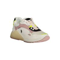 U.S. POLO ASSN. White Polyester Women Sneaker