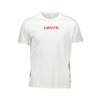 Levi's White Cotton Men T-Shirt