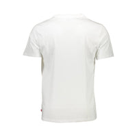 Levi's White Cotton Men T-Shirt