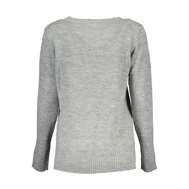 U.S. POLO ASSN. Silver Acrylic Women Sweater