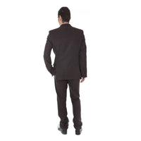 Calvin Klein Brown Wool Men Suit