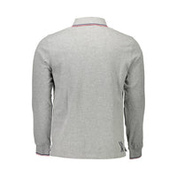 U.S. POLO ASSN. Gray Cotton Men Polo Shirt