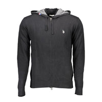 U.S. POLO ASSN. Black Cotton Men Sweater