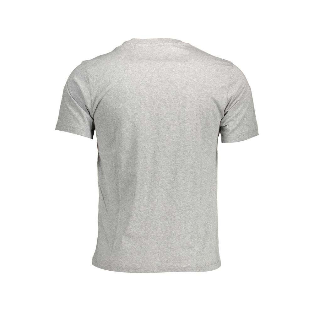 North Sails Gray Cotton Men T-Shirt