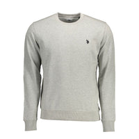 U.S. POLO ASSN. Gray Cotton Men Sweater