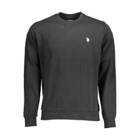 U.S. POLO ASSN. Black Cotton Men Sweater