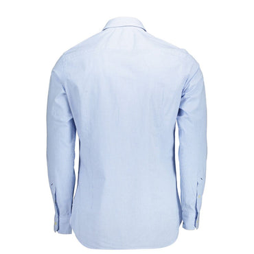 U.S. POLO ASSN. Light Blue Cotton Men Shirt