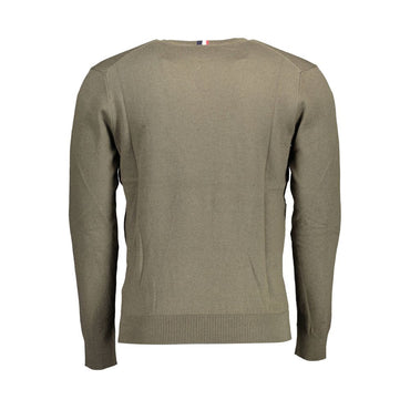 U.S. POLO ASSN. Green Cotton Men Sweater