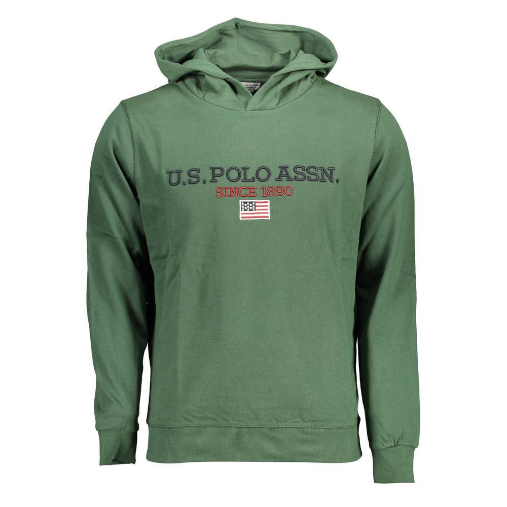 U.S. POLO ASSN. Green Cotton Men Sweater