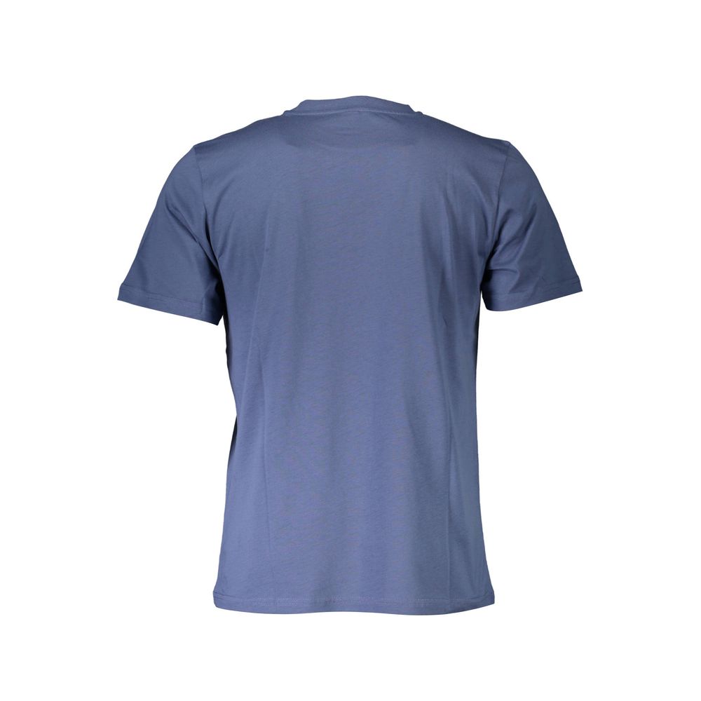 North Sails Blue Cotton Men T-Shirt