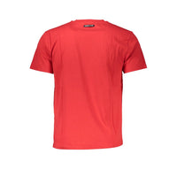 Cavalli Class Red Cotton Men T-Shirt