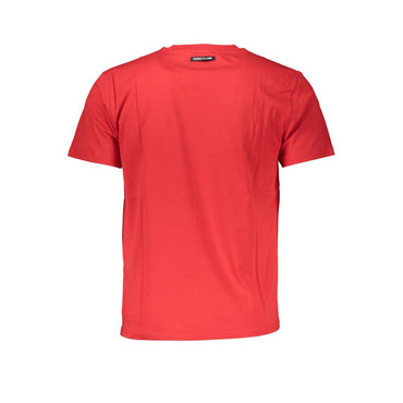 Cavalli Class Red Cotton Men T-Shirt