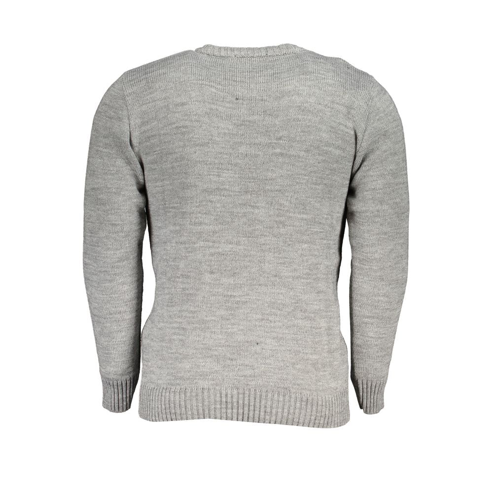 U.S. Grand Polo Gray Fabric Sweater