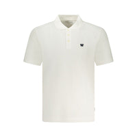 Wrangler White Cotton Polo Shirt