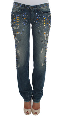 Dolce & Gabbana Enchanted Sicily Crystal Embellished Jeans