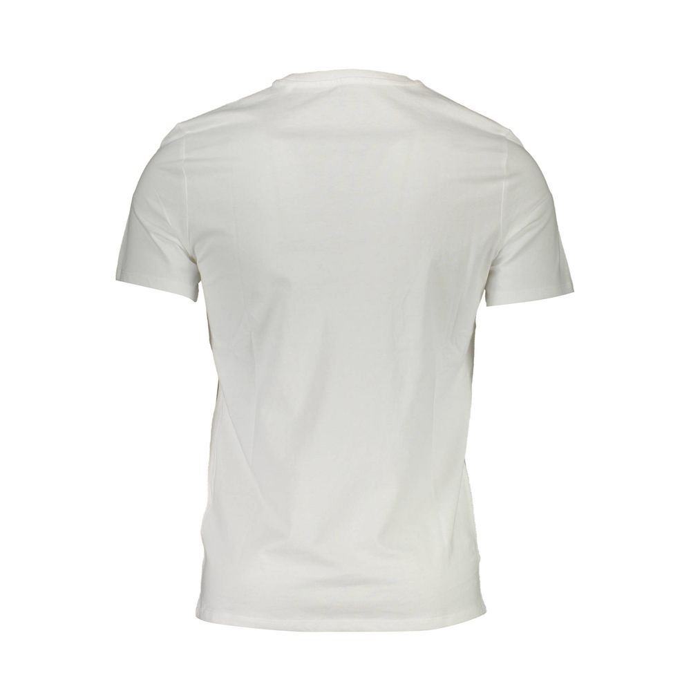 Guess Jeans White Cotton Men T-Shirt