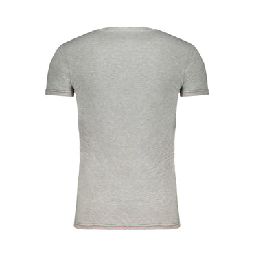 Aeronautica Militare Gray Cotton T-Shirt