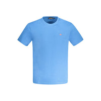 Napapijri Blue Cotton Men T-Shirt