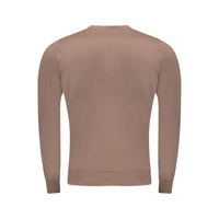 Cavalli Class Brown Viscose Men Sweater