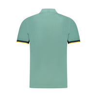 K-WAY Green Cotton Men Polo Shirt