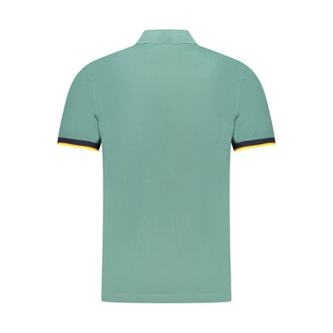 K-WAY Green Cotton Men Polo Shirt