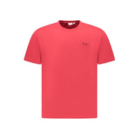 Pepe Jeans Red Cotton Men T-Shirt