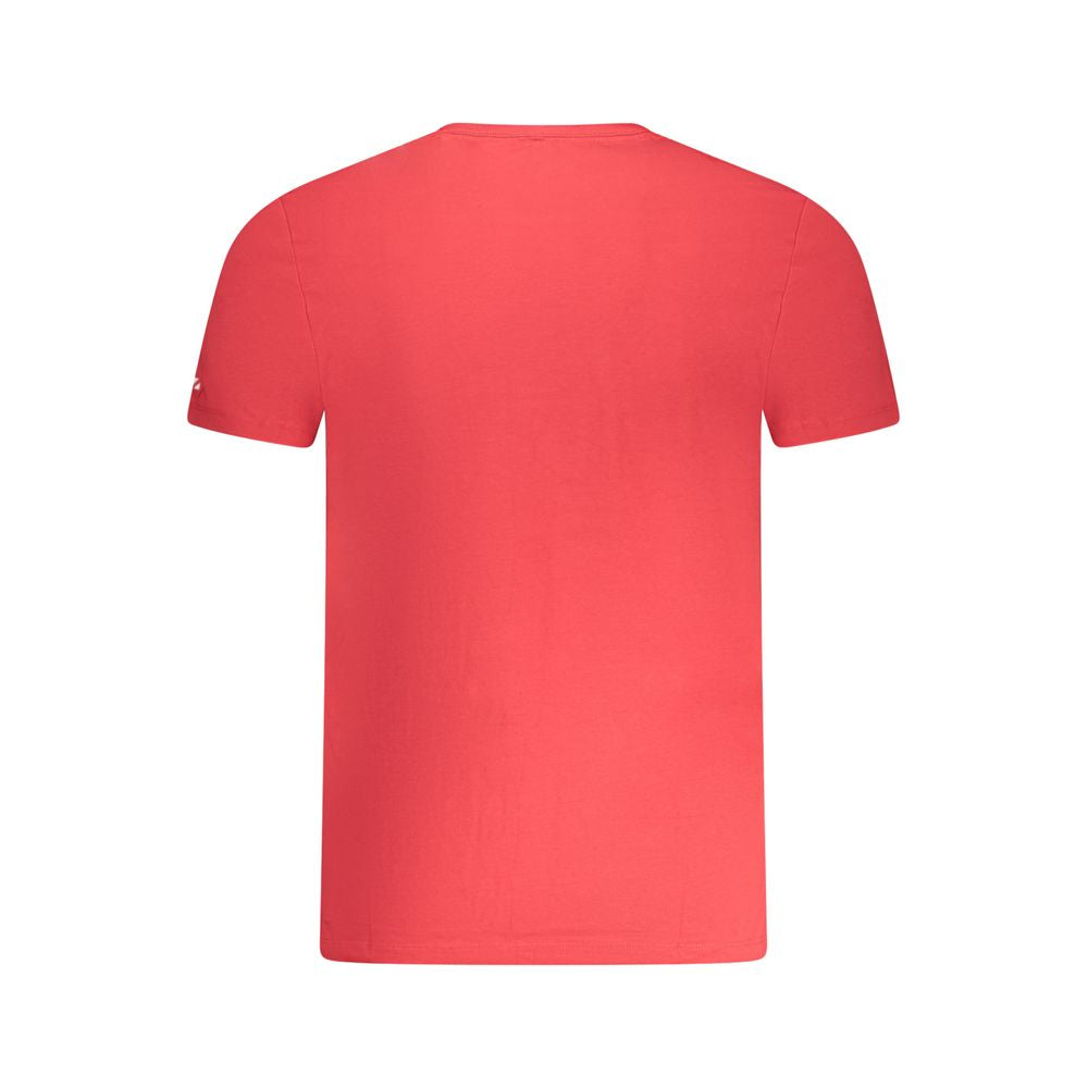 Pepe Jeans Red Cotton Men T-Shirt