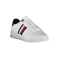 Tommy Hilfiger White Leather Mens Sneaker