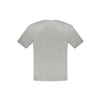 North Sails Gray Cotton Men T-Shirt