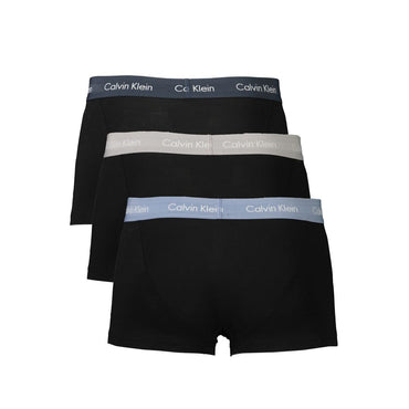 Calvin Klein Black Cotton Men Boxer