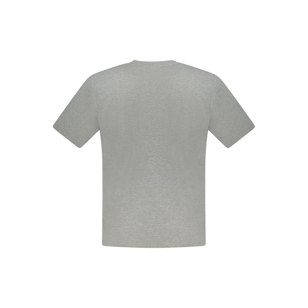 North Sails Gray Cotton Men T-Shirt